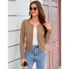 Womens Long Sleeve Cardigans Cable Knit Sweaters Cardigan Front Button Down Soft Kint Shrug Tops Spring Cardigan 2026 - 3 of 4