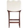 Meridian Furniture,Shaw Chenille Fabric Upholstered Counter Stool - 3 of 4