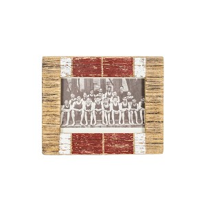 4x6 Inch Washed Driftwood Picture Frame Red Wood, MDF & Glass by Foreside Home & Garden - 1 of 4
