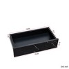 Vynxaria 16.93IN High LED Coffee Table,Modern Coffee Table for Living Room,Living Room Tables,Large Living Room Furniture,LED Lights - 4 of 4