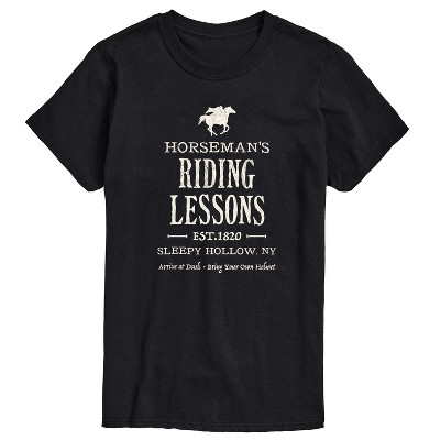 Men's - Instant Message - Horsemans Riding Lessons Short Sleeve Graphic T-Shirt