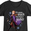 Girls' - Frozen 2 - Snow Much Fun Being A Sister Anna Fitted Short Sleeve Graphic T-Shirt - 2 of 4