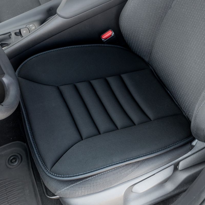 Stalwart Memory Foam Car Seat Cushion Pad, Black, 4 of 7