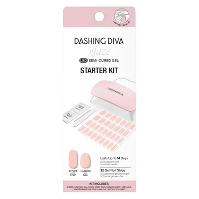 Dashing Diva Nail Art Glaze Starter Kit - Pale Blush - 32ct_0