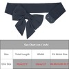 Elerevyo Women's Dress Elastic Waistband Versatile Belts Wide Bow Tie Belt - 3 of 4