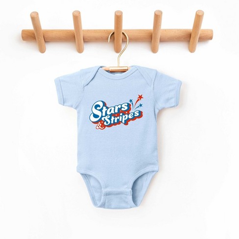 The Juniper Shop Stars And Stripes Firework Baby Bodysuit - image 1 of 2