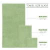 BAGOKIE 100% Turkish Cotton Corduroy Ribbed Bath Towels 6-Piece Set - 3 of 4