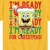 Boys' - SpongeBob SquarePants - I'm Ready For Christmas Short Sleeve Graphic T-Shirt - 2 of 4