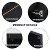 GDFStudio Isaac Modern Wall-Mounted Black Chestnut Wood Bathroom Vanity with Resin Sink - 4 of 4