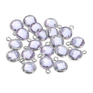 Unique Bargains DIY Craft Jewelry Making Necklace Crystal Birthstone Pendant 20 Pcs - 1 of 4