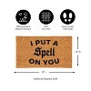 Evergreen 16 x 28 Halloween Greeting Coir Mat, I Put a Spell on You for Indoor and Outdoor Decor - 2 of 4