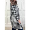 Women's Fifth Avenue Houndstooth Coat - Jess Lea - 3 of 4