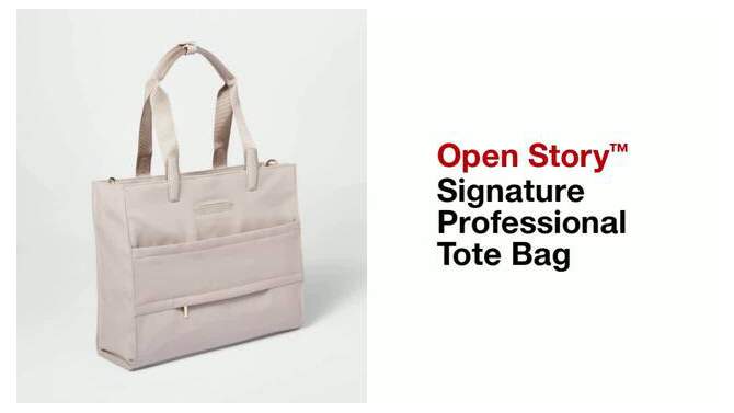 Signature Professional Tote Bag - Open Story™️, 2 of 6, play video