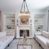 LLHZSY Modern Drum Crystal Chandelier Kitchen Island Pendant Light for Dining Room - W19 7/10" - 3 of 4