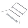 Unique Bargains 50 Pcs Silver Tone Office File Document Clip Prong Paper Fastener 2" Sheet Capacity - 2 of 3