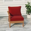 WestinTrends  Avalon Outdoor Patio HDPE Left Arm Facing Sectional Corner Club Chair with Patio Cushions - 2 of 4