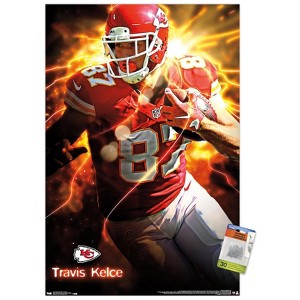 Trends International NFL Kansas City Chiefs - TraVIs Kelce 16 Unframed Wall Poster Prints - 1 of 4
