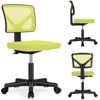 Low-Back Mesh Armless Office Chair,Swivel Rolling Computer Chair No Arms with Lumbar Support - 2 of 4