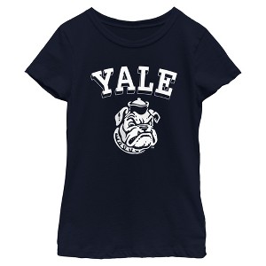 Girls Yale University Handsome Dan Face T Shirt - 1 of 4