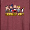 Women's - Peanuts - Tricked Out Lightweight French Terry Wide Neck Long Sleeve Shirt - 2 of 4
