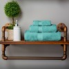 Luxury Cotton Heavyweight Ultra-Plush 3 Piece Towel Set by Blue Nile Mills - 2 of 4