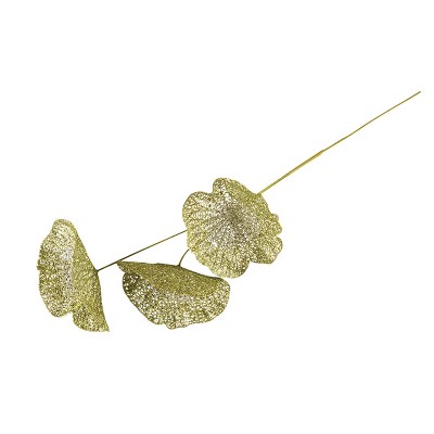 Gallerie II Green Glitter Lily Pad Decorative Floal Pick