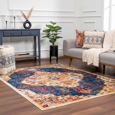 Hauteloom Istanbul Navy Area Rug