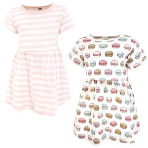 Hudson Baby Infant and Toddler Girls Cotton Dresses, Macarons - 1 of 4