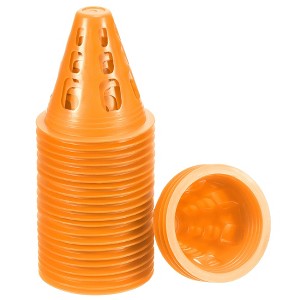 Unique Bargains Football Roller Skating Sports Training Agility Cones with Square Holes 50 Pcs - 1 of 4