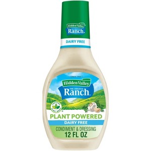 Hidden Valley Plant Powered Classic Ranch Dressing & Dipping Sauce - 12fl  oz : Target
