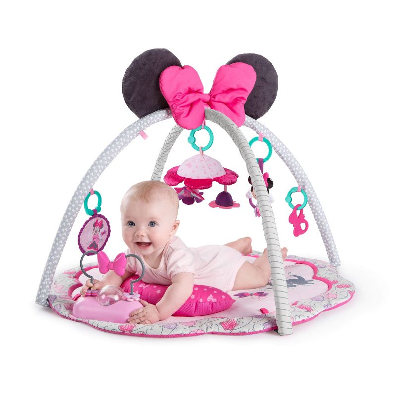 Disney Baby Bright Starts Minnie Mouse Garden of Fun Activity Center, 4 of 10