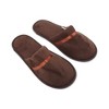 Unique Bargains Gold-Label Coral Fleece Disposable Slippers 1 Pair - 2 of 4