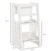 ONWITH Step Stool for Kitchen, Bathroom, White - 3 of 4