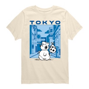 Boys' - Peanuts - Olaf Tokyo Street Short Sleeve Graphic T-Shirt - 1 of 4