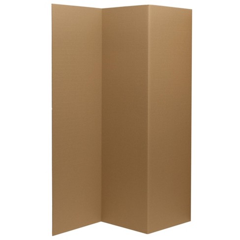 6' Cardboard Room Divider 3 Panel - Oriental Furniture : Target