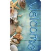 Ashley Productions® The Original Fun Mat™, Welcome Mat, 18" x 30", Beach Life Welcome - 2 of 4
