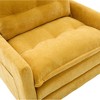 PAGED Swivel Accent Chair, Thick Padded Barrel Chair with Metal Base, Comfortable Single Sofa Chair for Living Room, Study - 2 of 4