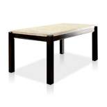 Lanbert Marble Table Top Dining Table Dark Walnut - HOMES: Inside + Out