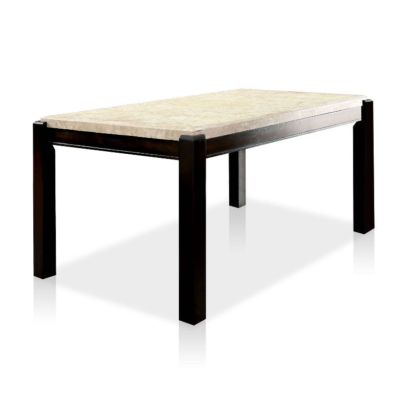 Lanbert Marble Table Top Dining Table Dark Walnut - HOMES: Inside + Out, 1 of 6