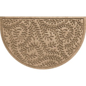 WaterHog 2'x3'3" Boxwood Indoor/Outdoor Half Round Door Mat - 1 of 4