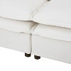 PAGED Stylish Sofa Comfy Double Layer Upholstered Couch with Storage Function, 4-Seater Sofa for Living Room - 3 of 4
