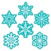 Creative Teaching Press® Snowflakes 6" Designer Cut-Outs, 36 Per Pack, 2 Packs - 2 of 4