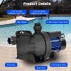 1.1HP Swimming Pool Pump for Above Ground and In-Ground Pools, Quiet Operation, 800W Utility Pump with 3962 GPH Flow Rate - 4 of 4