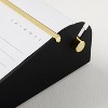Metal Note Paper Roll Dispenser Black/Brass - Hearth & Hand™ with Magnolia - 3 of 3