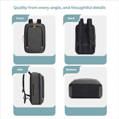 Travelon Transit Carry-On Backpack-Slate — фото 3