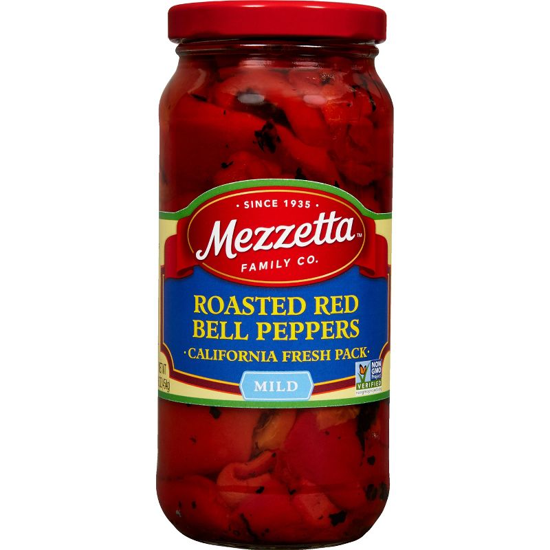 Mezzetta Mild Roasted Red Bell Peppers - 16oz, 1 of 6