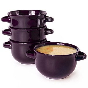 Kook Soup Bowls Crocks with Handles, 18 oz, Set of 4 - 1 of 3