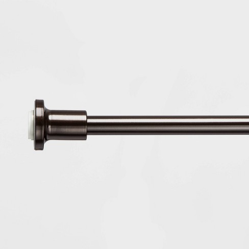 72 Tension Or Permanent Mount Cast Style Finial Shower Curtain
