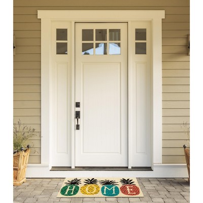 Pineapple Coir Outdoor Doormat, 18x30 Inches