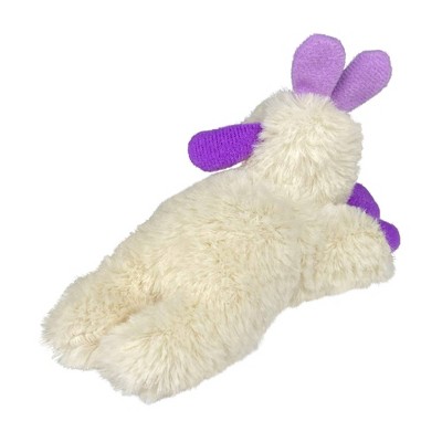 Multipet Easter Lamb Chop with Purple Bunny Ears and Paws Cat Toy